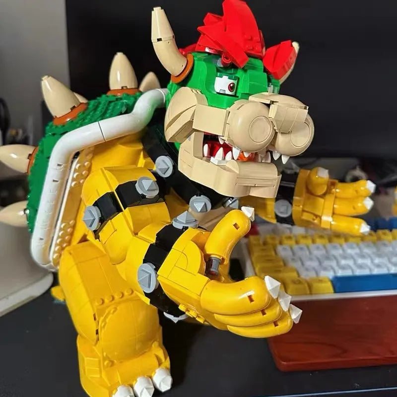 MOC Building Block Set: 87031 Movie Super Mario Mighty Bowser