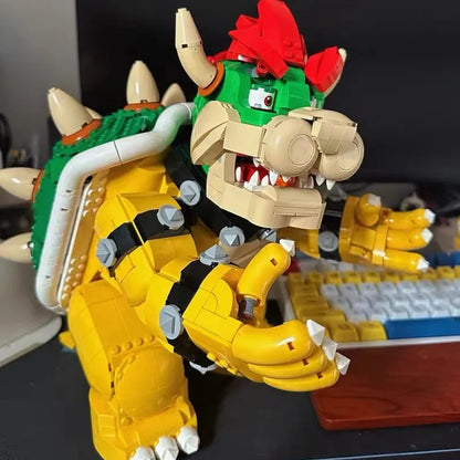 MOC Building Block Set: 87031 Movie Super Mario Mighty Bowser