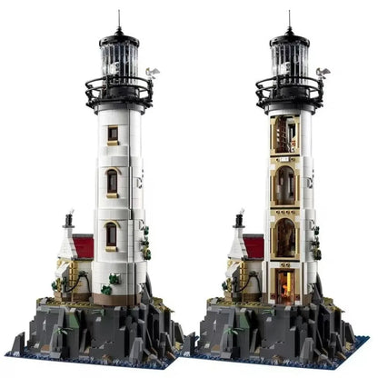 MOC Building Block Set: 92882 Ideas Motorized Light House