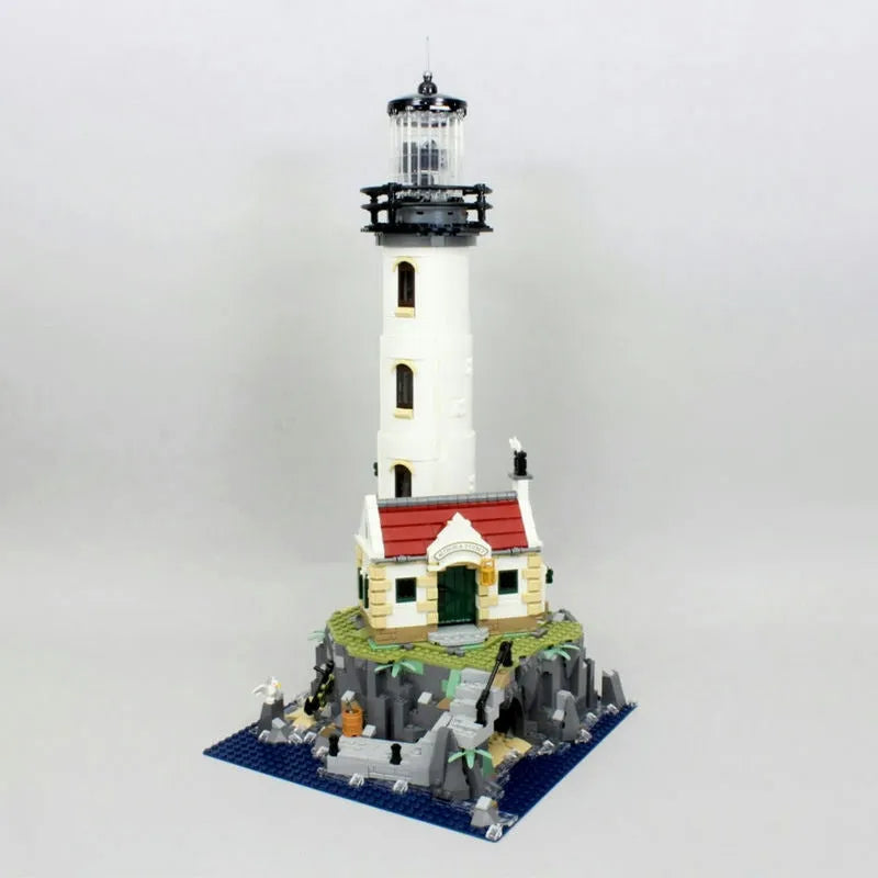 MOC Building Block Set: 92882 Ideas Motorized Light House
