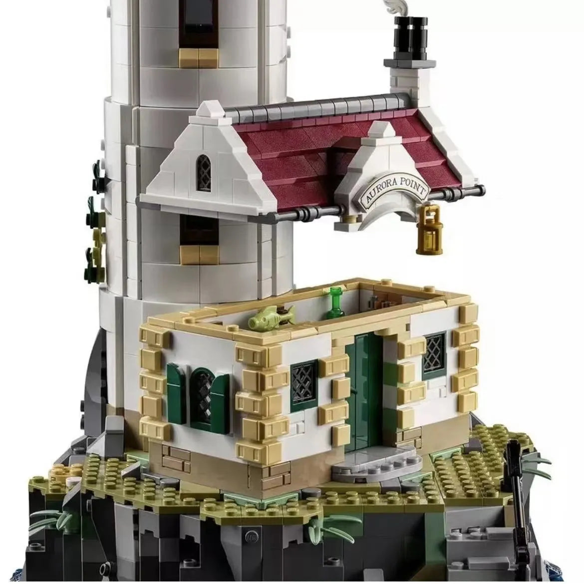 MOC Building Block Set: 92882 Ideas Motorized Light House