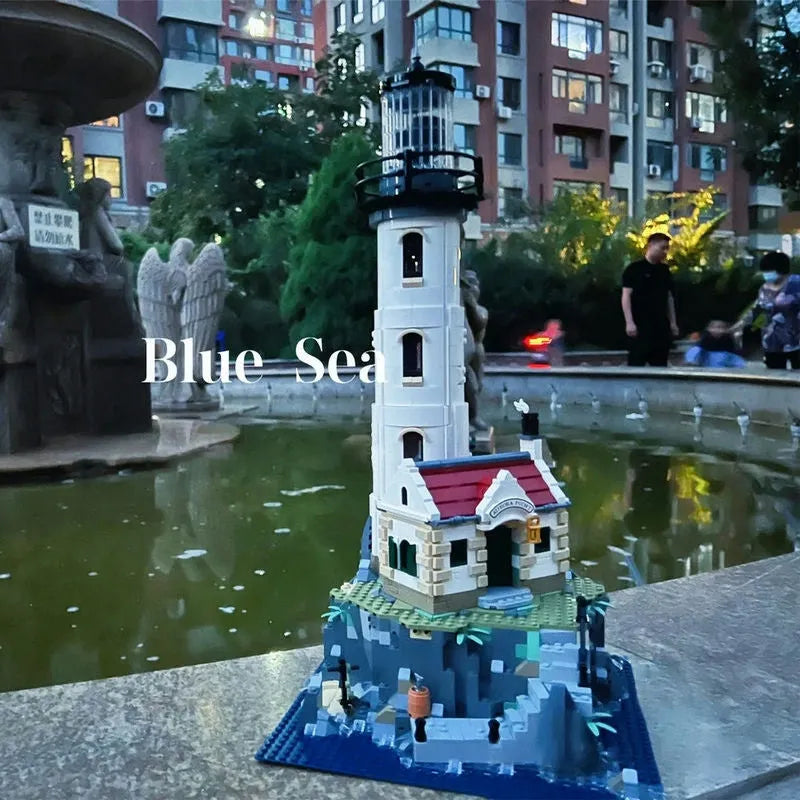 MOC Building Block Set: 92882 Ideas Motorized Light House