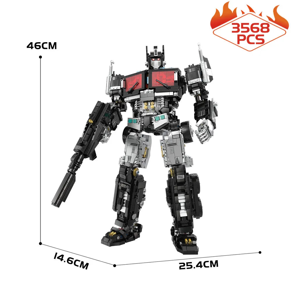 MOC Building Block Set: 996 Experts God of Disaster and War Mecha