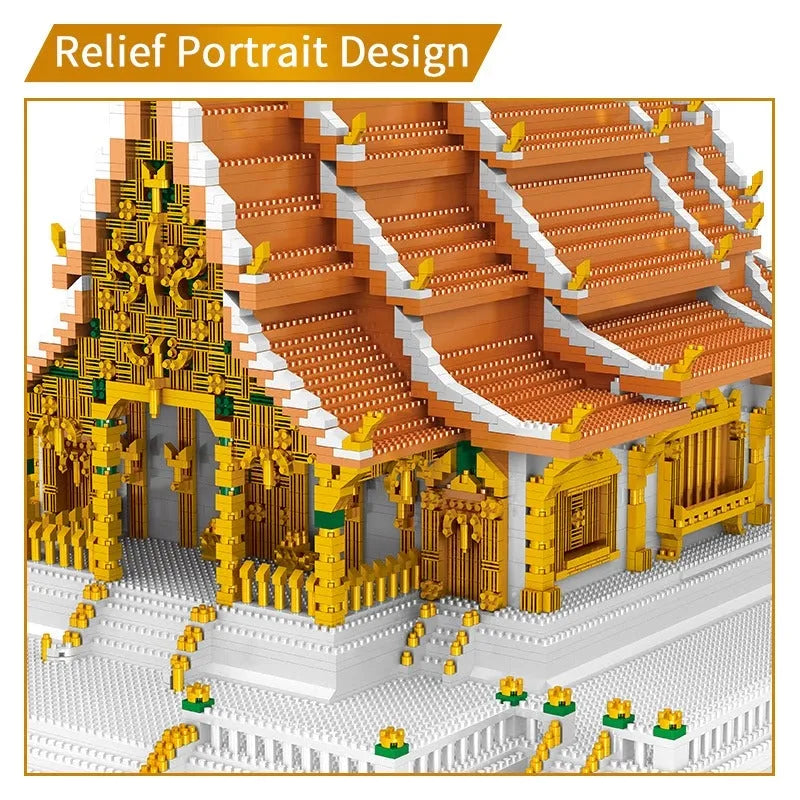 MOC Building Block Set: Thailand Grand Palace, Model 7825ZRK