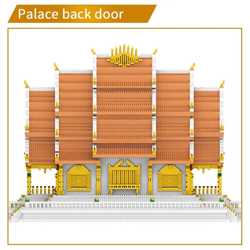 MOC Building Block Set: Thailand Grand Palace, Model 7825ZRK
