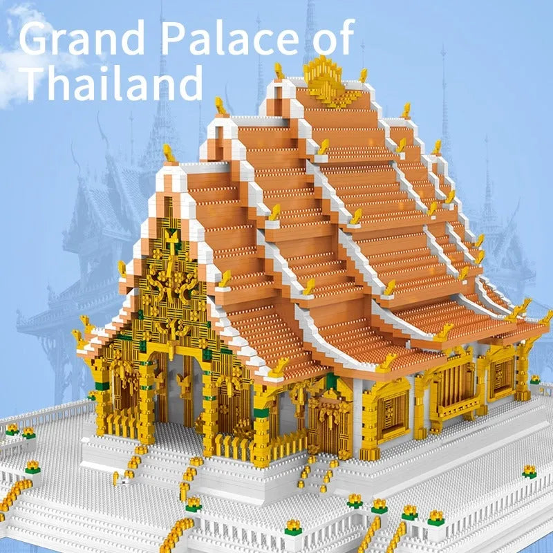 MOC Building Block Set: Thailand Grand Palace, Model 7825ZRK