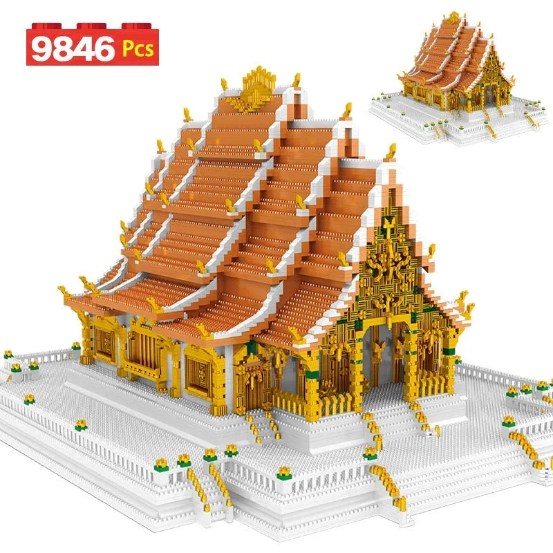 MOC Building Block Set: Thailand Grand Palace, Model 7825ZRK