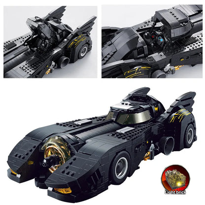 MOC Building Block Set: Batman Movie UCS Batmobile Car, Model 7144