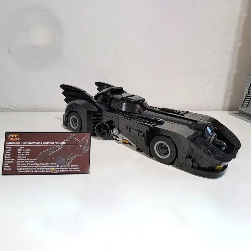 MOC Building Block Set: Batman Movie UCS Batmobile Car, Model 7144