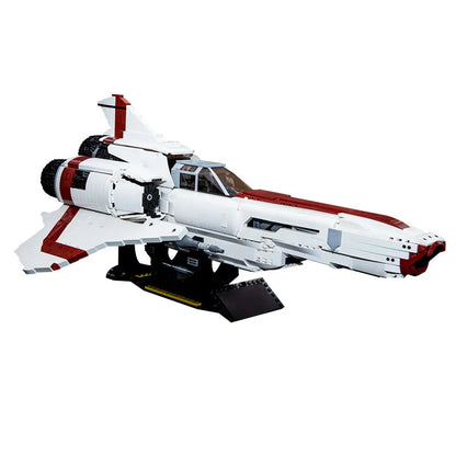 MOC Motorized Building Block Set: Battlestar Galactica Colonial Viper MKII MOC 9424