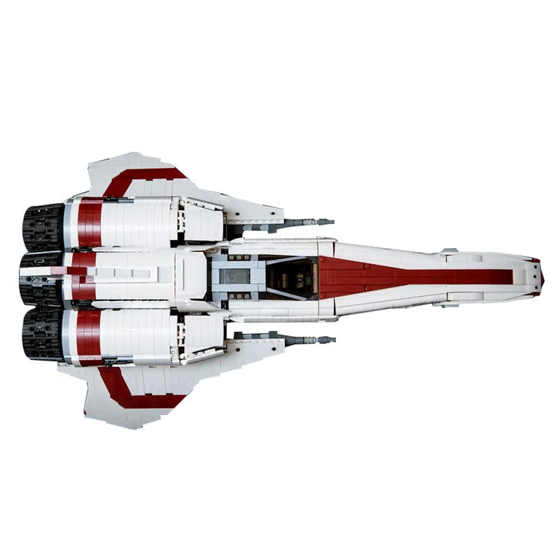 MOC Motorized Building Block Set: Battlestar Galactica Colonial Viper MKII MOC 9424