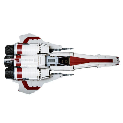 MOC Motorized Building Block Set: Battlestar Galactica Colonial Viper MKII MOC 9424