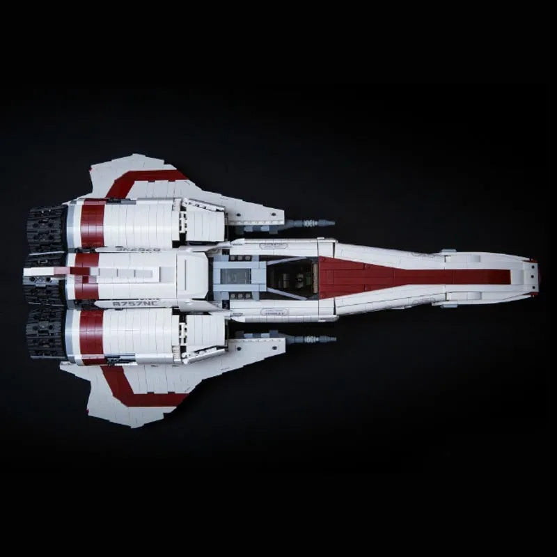 MOC Motorized Building Block Set: Battlestar Galactica Colonial Viper MKII MOC 9424