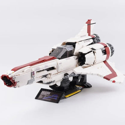 MOC Motorized Building Block Set: Battlestar Galactica Colonial Viper MKII MOC 9424