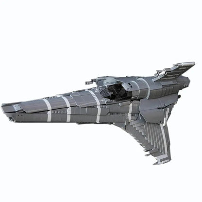 MOC Motorized Building Block Set: Battlestar Galactica UCS Colonial Viper MKII, Model 9424-1