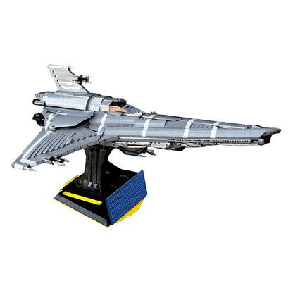 MOC Motorized Building Block Set: Battlestar Galactica UCS Colonial Viper MKII, Model 9424-1