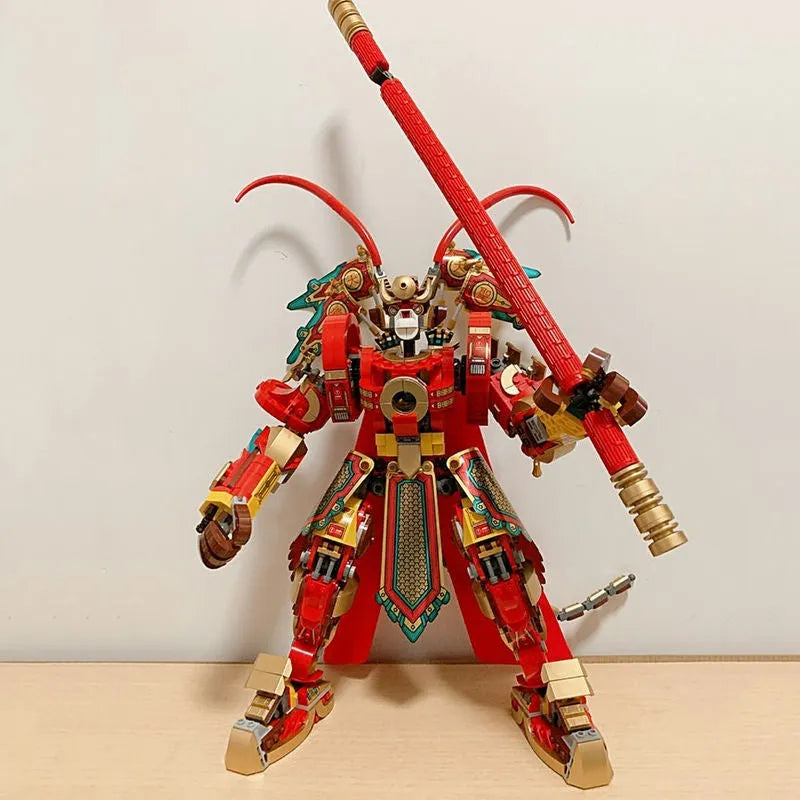 MOC Building Block Set: MOC 70001 Monkey Kid King Warrior Mech