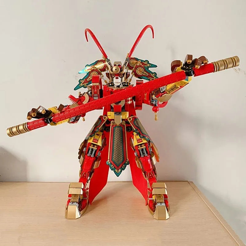 MOC Building Block Set: MOC 70001 Monkey Kid King Warrior Mech