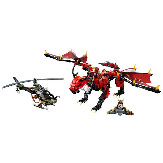MOC Building Block Set: Ninjago MOC Firstborns Dragon 60098