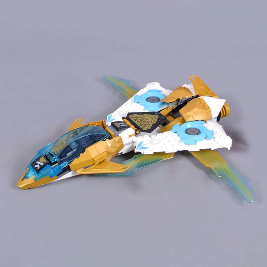 MOC Building Block Set: Ninjago MOC Golden Dragon Jet 60099
