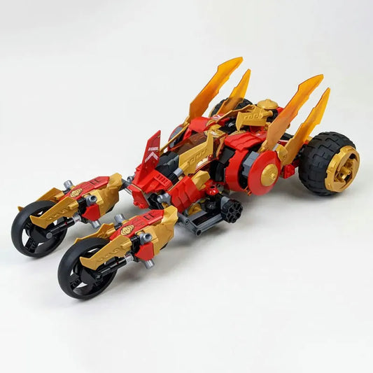 MOC Building Block Set: Ninjago MOC Golden Dragon Raider 60012