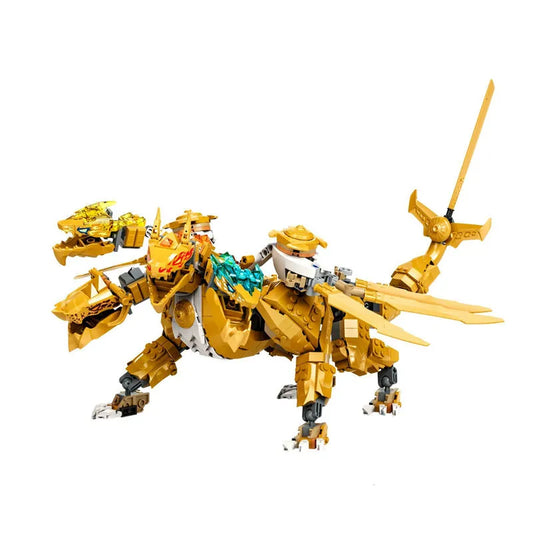 MOC Building Block Set: Ninjago MOC Golden Ultra Dragon 60011