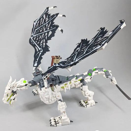 MOC Building Block Set: MOC Ninjago Skull Sorcerer Dragon 7183