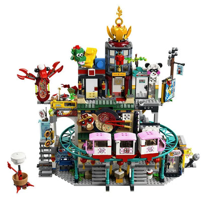 MOC Building Block Set: MOC 86999 Monkie Kid The City of Lanterns