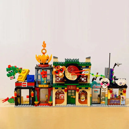 MOC Building Block Set: MOC 86999 Monkie Kid The City of Lanterns