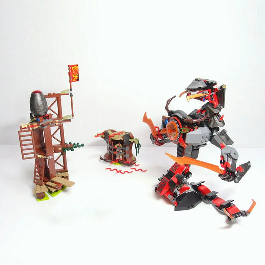 MOC Building Block Set: Ninjago Dawn of Iron Doom MOC 06042, Model 06042 / 8801