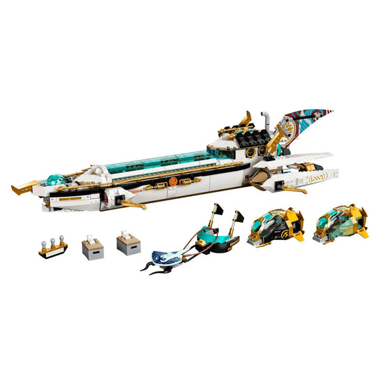 MOC Building Block Set: MOC Ninjago Hydro Bounty Ship 60086, Model 60086 / 90022