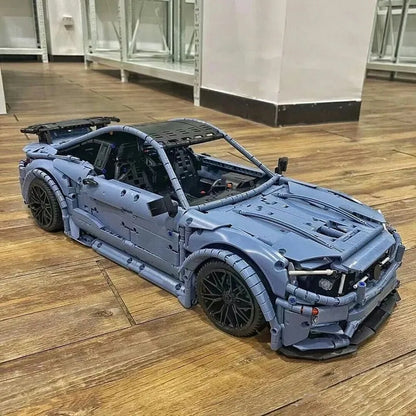 MOC Motorized Building Block Set: C005 Benz C63 AMG Racing Concept Car