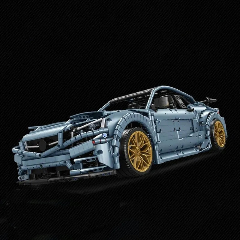 MOC Motorized Building Block Set: C005 Benz C63 AMG Racing Concept Car