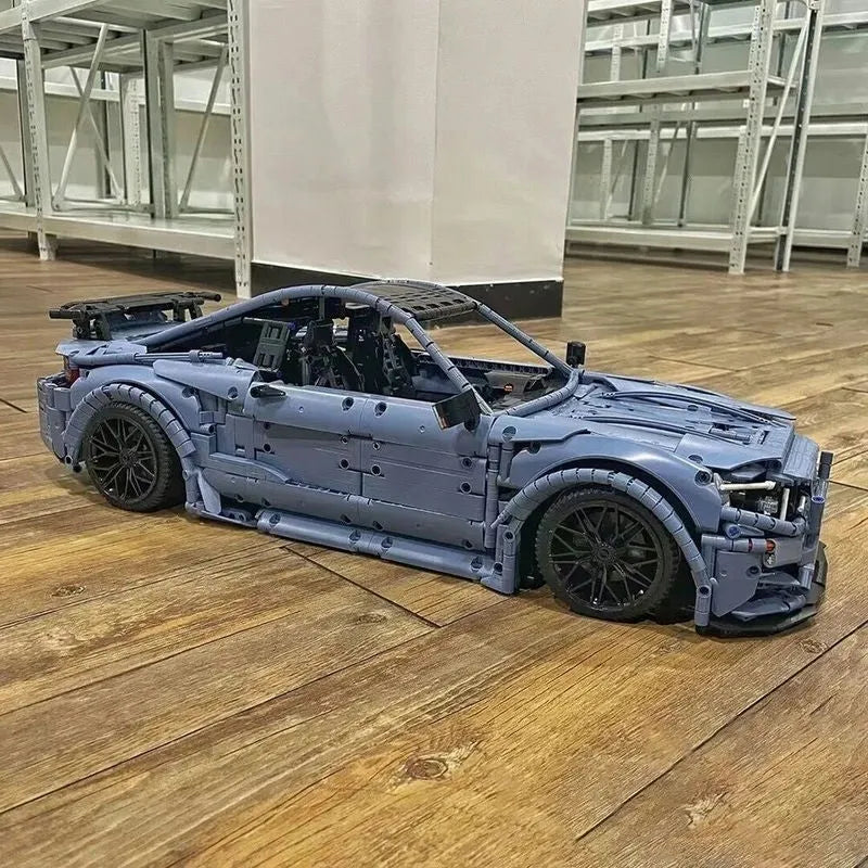 MOC Motorized Building Block Set: C005 Benz C63 AMG Racing Concept Car