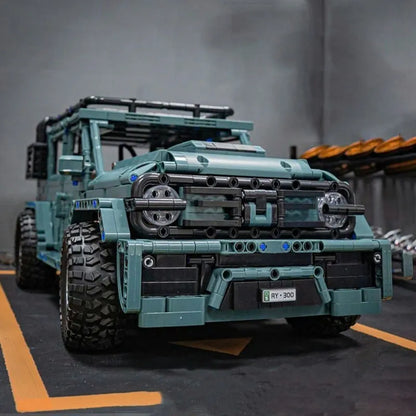 MOC Motorized Building Block Set: C009 RC Concept RY300 Off Road Vehicle SUV, Model C009PF