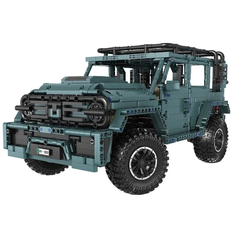 MOC Motorized Building Block Set: C009 RC Concept RY300 Off Road Vehicle SUV, Model C009PF