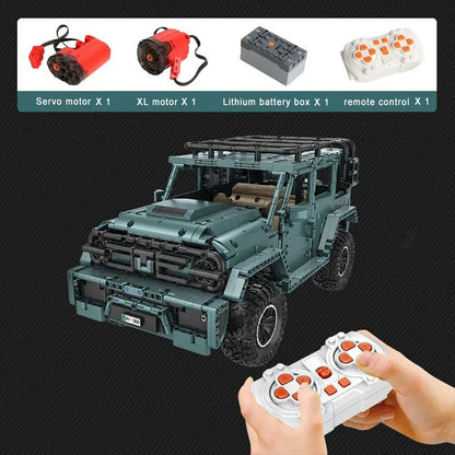 MOC Motorized Building Block Set: C009 RC Concept RY300 Off Road Vehicle SUV, Model C009PF