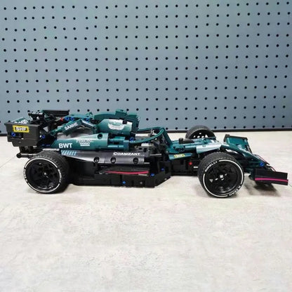 MOC Motorized Building Block Set: C014 RC Concept F1 Formula One Racing Car