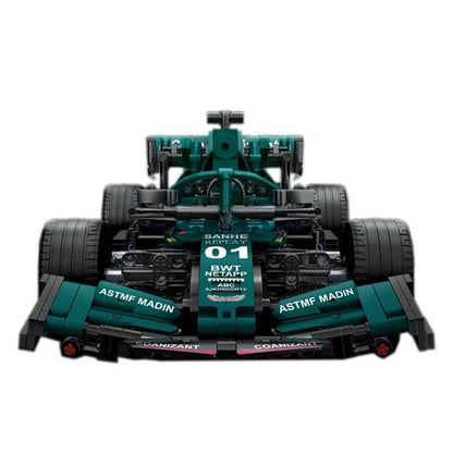MOC Motorized Building Block Set: C014 RC Concept F1 Formula One Racing Car