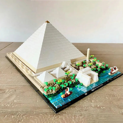 MOC Building Block Set: The Great Pyramid of Giza, Model 6111