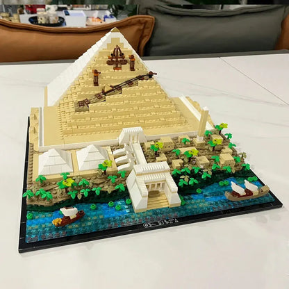 MOC Building Block Set: The Great Pyramid of Giza, Model 6111