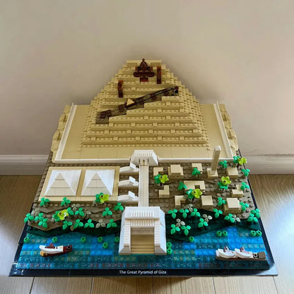 MOC Building Block Set: The Great Pyramid of Giza, Model 6111