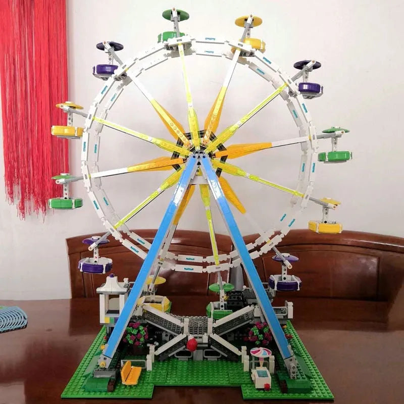 MOC Building Block Set: 15012 Motorized Ferris Wheel
