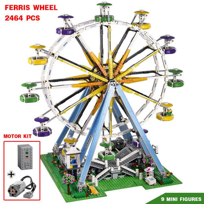 MOC Building Block Set: 15012 Motorized Ferris Wheel