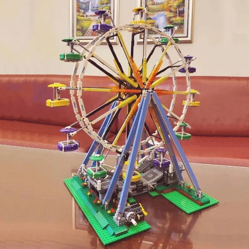 MOC Building Block Set: 15012 Motorized Ferris Wheel