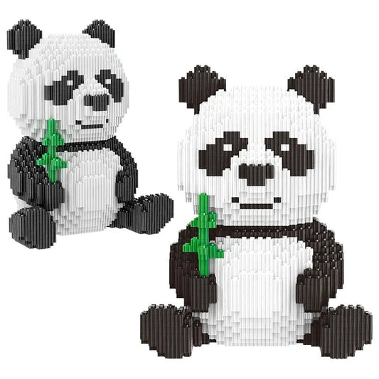 MOC Building Block Set: Experts MOC Cute Panda MINI, Model 6607