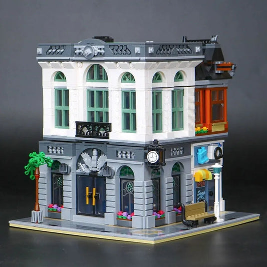 MOC Building Block Set: Street Expert City Bank 15001