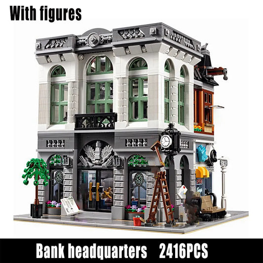 MOC Building Block Set: Street Expert City Bank 15001