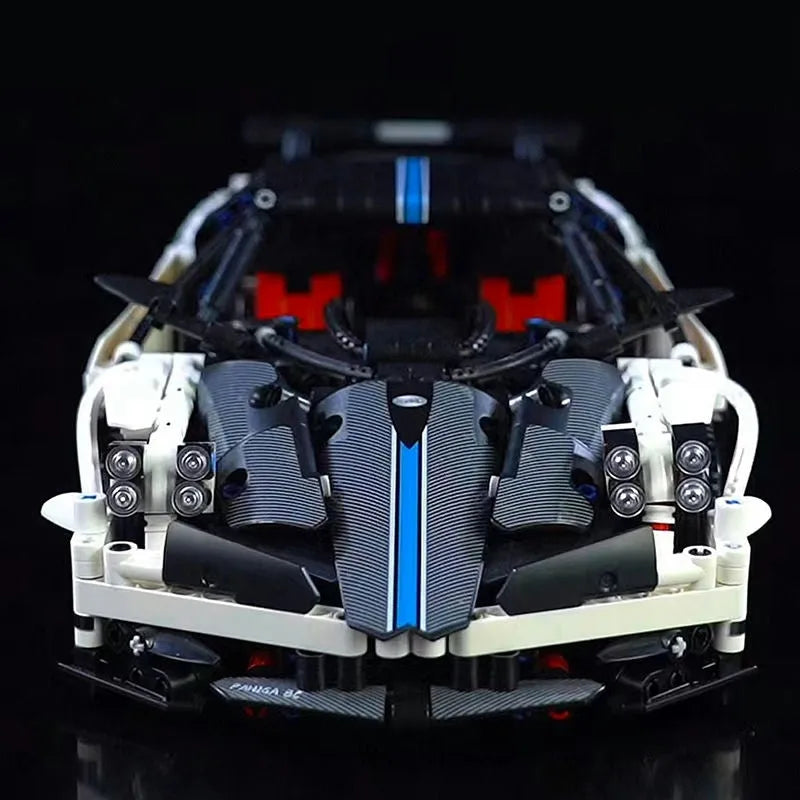 MOC Motorized Building Block Set: Concept Pagani Roadster Sports Car C017