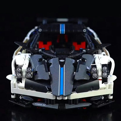 MOC Motorized Building Block Set: Concept Pagani Roadster Sports Car C017